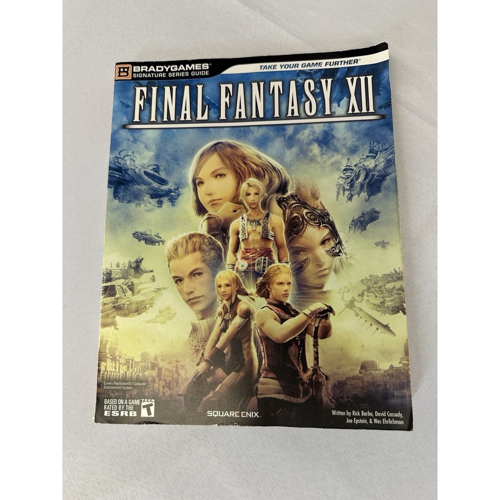 Final Fantasy XII Signature Series Player Guide Bradygames Book 2006 Vintage